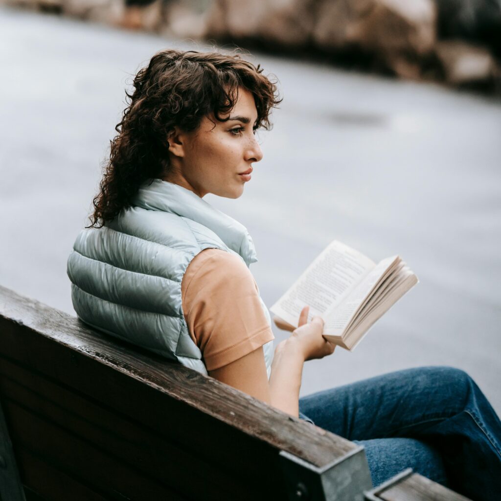 lady reading "Fasting Unleashed"